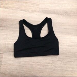 Women’s Compression Racerback Bra in Black | S